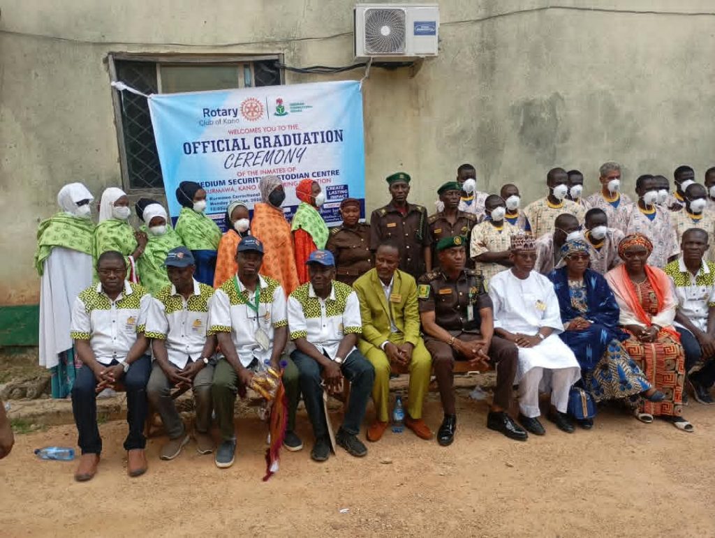 Rotary empowers 70 inmates with vocational skills in Kano
