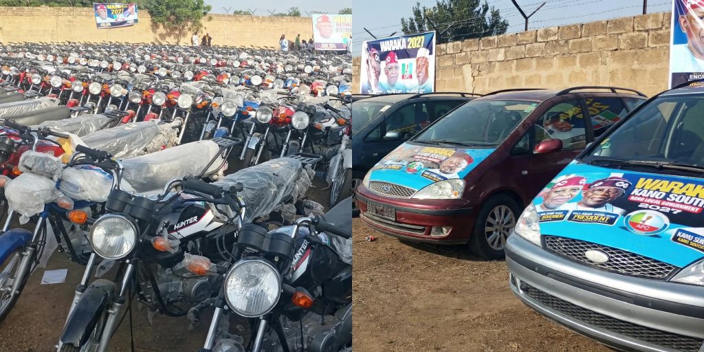 Sen. Kawu-Sumaila empowers Kano South constituents with vehicles,  motorcycles